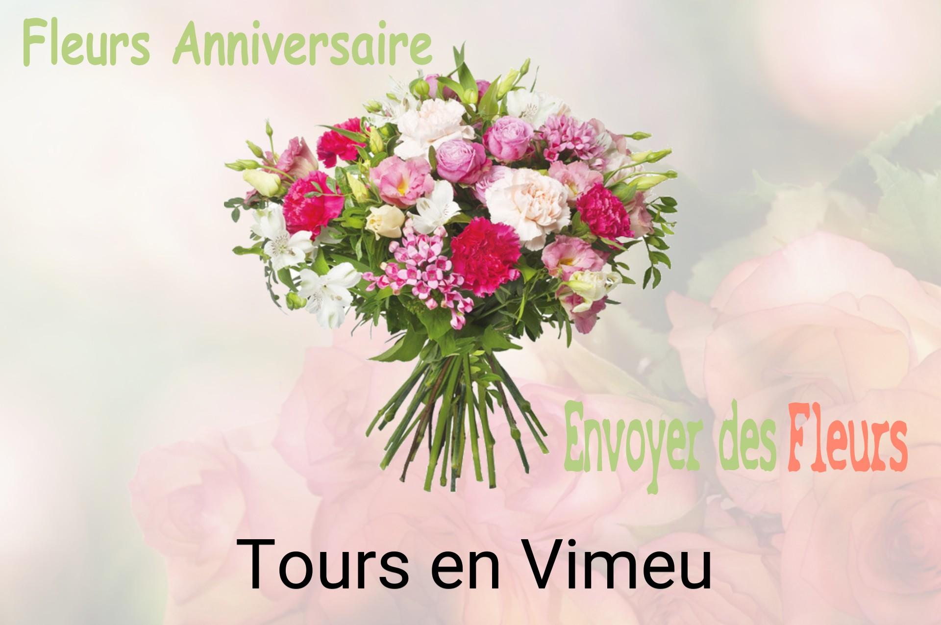 Bouquet de fleurs d’anniversaire livré à Tours-en-Vimeu